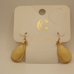 NWT-Ivory Drop Pendant Earrings